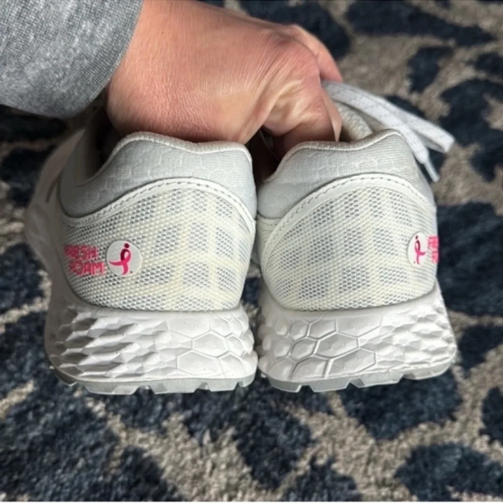New Balance Fresh Foam 1165 Women's Athletic Running Shoes Cancer Awareness Sz 8 - Picture 6 of 10